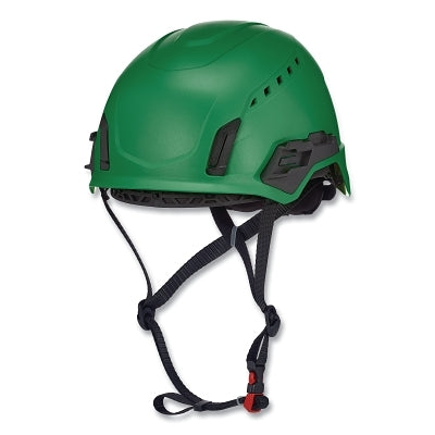 MSA 10242809 V-Gard H2 Safety Helmet, Type II, Full Contact Rachet, Vented, Green