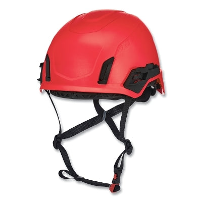 MSA 10242811 V-Gard H2 Safety Helmet, Type II, Full Contact Rachet, Non-Vented, Red