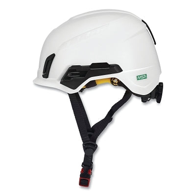 MSA 10242822 V-Gard H2 Safety Helmet, Type II, Full Contact Rachet, Non-Vented, Mips System, White
