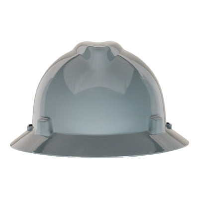 MSA 463948 V-Gard Slotted Hard Hat Cap Staz-On Suspension Gray