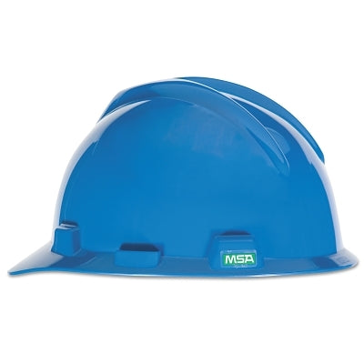MSA 476928 V-Gard Slotted Hard Hat Cap Staz-On Suspension Blue