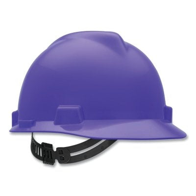 MSA 488398 V-Gard Slotted Hard Hat Cap Staz-On Suspension Purple
