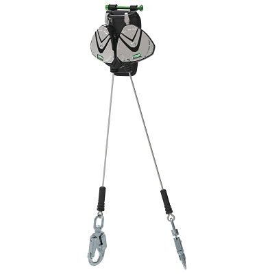 MSA 6316200A V-EDGE Leading Edge Personal Fall Limiters, AL36CL, Snap Hook, 310 lb, 2 Leg