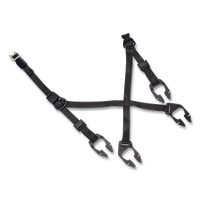 MSA GA90047 V-Gard Universal Chinstrap 4-Point Ratchet Universal Size Gray