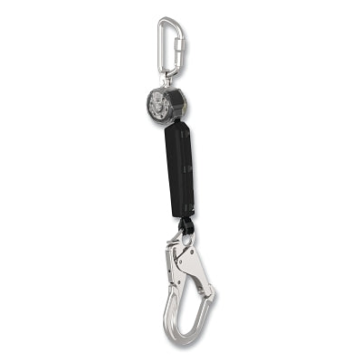 MSA VTOHW-011-DA-A V-TEC Personal Fall Limiter, Single Leg, 6 ft, 400 lb Load Cap, AL36CL Top Connector, ALTAK Bottom Connector