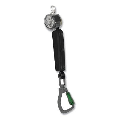 MSA VTOHW-011-ZC-A V-TEC Personal Fall Limiter, Single Leg, 6 ft, 400 lb Load Cap, ALTAKS Top Connector, No Bottom Connector