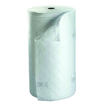 3M 7000001940 High-Capacity Petroleum Sorbent Roll, Absorbs 73 gal, 38 in x 144 ft