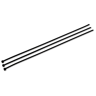 3M 7000058850 Standard Cable Ties, CT11BK50-C, 50 lb Tensile Strength, 11 in, Black, 1000 per case