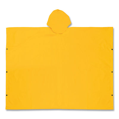 MCR Safety 2000 Schooner Poncho 0.35 mm PVC/Polyester Yellow Univeral