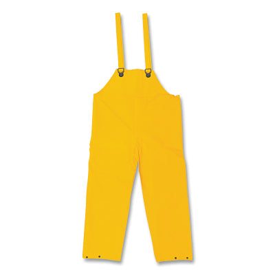 MCR Safety 200BFM 200BF Classic PVC/Polyester Bib Pants with Plain Front 0.35 mm Yellow Medium