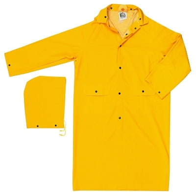 MCR Safety 200CL CLASSIC- .35MM- PVC/POLYESTER- 49" COAT- YELLOW