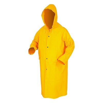MCR Safety 200CXL CLASSIC- .35MM- PVC/POLYESTER- 49" COAT- YELLOW