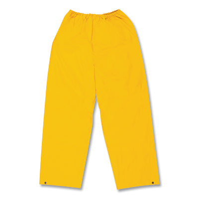 MCR Safety 200PWM 200PW Classic Series Rain Pants 0.35 mm PVC/Poly Yellow Medium