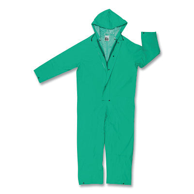MCR Safety 2981X3 2981 Dominator Coverall 0.35 mm PVC/Poly Green 3X-Large