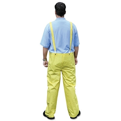 MCR Safety 300BPX3 300BP Wizard Series Yellow LF Bib Overall Style Rain Pants 0.28 mm Nylon Scrim/PVC 3X-Large
