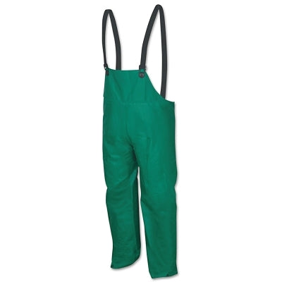 MCR Safety 388BFM 388BF Dominator Bib Pant 0.42 mm PVC/Hi-Tensile Poly/PVC Green Medium