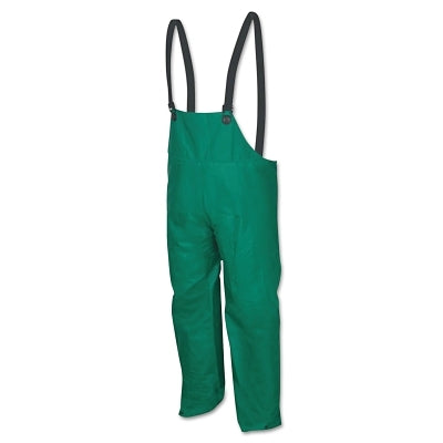 MCR Safety 388BFX3 388BF Dominator Bib Pant 0.42 mm PVC/Hi-Tensile Poly/PVC Green 3X-Large