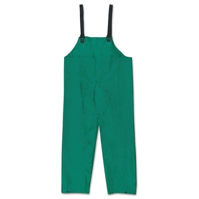 MCR Safety 388BFL 388BF Dominator Bib Pant 0.42 mm PVC/Hi-Tensile Poly/PVC Green Large