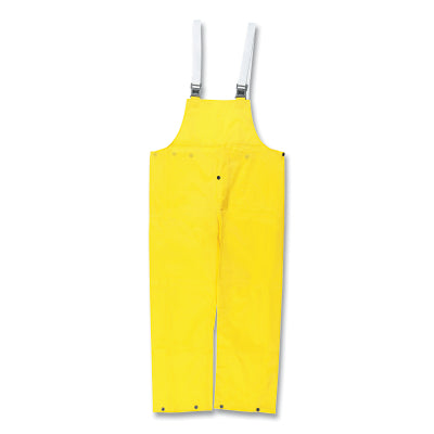 MCR Safety 550BPX2 550BP Navigator Series Bib Overall 0.22 mm PU/Nylon Yellow 2X-Large