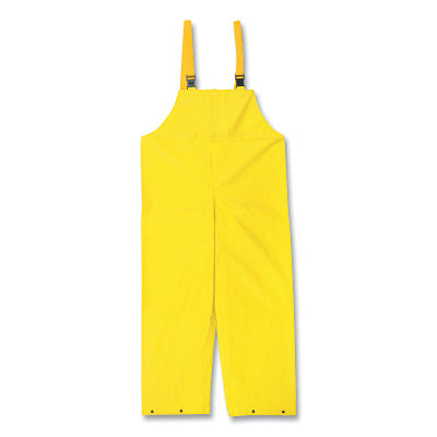 MCR Safety 800BFM 800BF Concord Bib Pants, No Fly Front, 0.35 mm, Neoprene/Nylon, Yellow, Medium