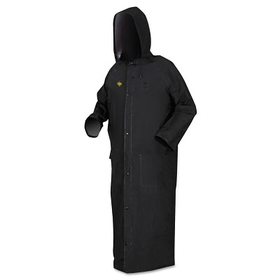 MCR Safety FR267CL CLAS PLUS .35MM PVC/POLYFLM RESIS RIDERCOAT BLK
