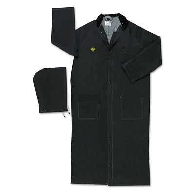 MCR Safety FR267CX3 CLAS PLUS .35MM PVC/POLYFLM RESIS RIDERCOAT BLK
