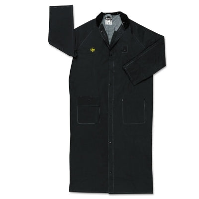MCR Safety FR267CXL CLAS PLUS .35MM PVC/POLYFLM RESIS RIDERCOAT BLK