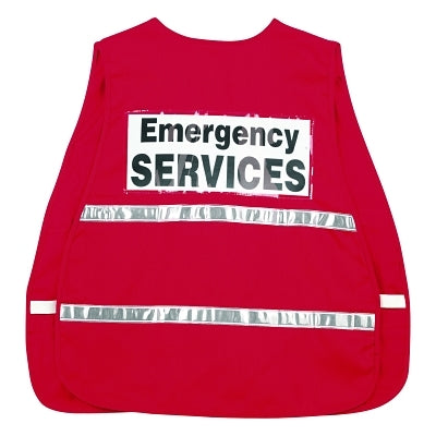 MCR Safety ICV204 ICV204 Incident Command Vests, One Size, Red
