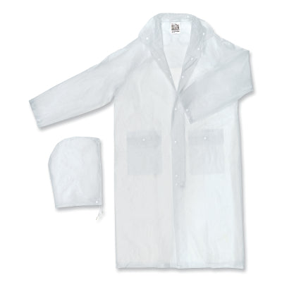 MCR Safety O72CM 072C Squall 2 Piece Lightweight Rain Suit 0.20 mm PVC Clear Medium