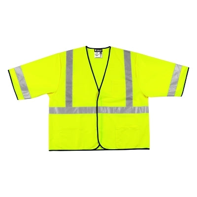 MCR Safety VCL3SLX2 VCL3SL Luminator Safety Vest 2X-Large Fluorescent Lime