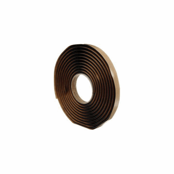 3M™ Windo-Weld™ 08612 Round Ribbon Sealer, 3/8 in x 15 ft Roll, Paste, Black