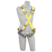 3M DBI-SALA 1102950 Delta Cross Over Climbing Harness, Back/Front D-Rings, Universal, Tongue