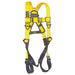 3M DBI-SALA 1110600 Delta Full Body Harness with Quick Connect Buckles, Back D-Ring, One Size