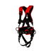 3M Protecta 1161311 Construction Style Positioning Harness, Standard, D-Rings, Leg Buckles, 2X-Large, Pass-Through Chest Connection