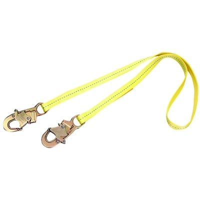 3M DBI-SALA 1231106 Web Lanyard, 6 ft, Double Locking Snaps Connection, 1 Leg