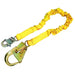 3M DBI-SALA 1244311 ShockWave2 Shock Absorbing Lanyard, 6 ft, Aluminum Swivel Snap Connection, 1 Leg