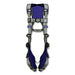 3M DBI-SALA 1402022 ExoFit X200 Comfort Vest Safety Harness, Back D-Ring, Large, Dual Lock Quick Connect
