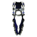 3M DBI-SALA 1402037 ExoFit X200 Comfort Vest Climbing Safety Harness, Back/Front D-Rings, Large, Dual Lock Quick Connect