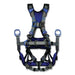 3M DBI-SALA 1403211 ExoFit X300 X-Style Tower Climbing Safety Harness, Back/Hip/Front D-Rings, Medium/Large, Auto-Locking Quick Connect and Revolving Torso Buckles