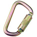 3M DBI-SALA 2000112 Saflok Carabiner, Zinc-Plated Steel, 11/16 in Gate Opening