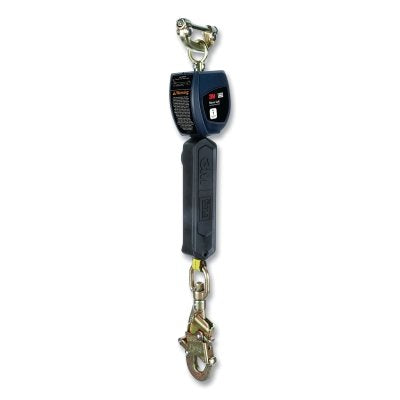 3M DBI-SALA 3100523 Nano-Lok Self-Retracting Lifeline, 6 ft, Web, Single Pin Top Connector, Carabiner, 420 lb, Single Leg