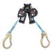 3M DBI-SALA 7012818585 Nano-Lok Wrap Back Self-Retracting Lifeline, 8 ft, Tie-Back Rebar Hook, 420 lb, Twin Leg