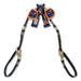 3M DBI-SALA 7012828690 Nano-Lok Edge Self-Retracting Lifeline, 9 ft, Tie-Back Snap Hook, 420 lb, 2 Legs, Galvanized Cable
