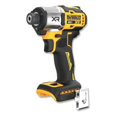 DeWalt DCF845B 20V MAX* XR 3-Speed Impact 1/4 in Driver, 12 V, 3400 RPM, Incl Bare Tool Only with Belt Hook