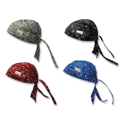 Comeaux Caps 7000band Style 7000 Welder Doo Rag, One Size, Assorted Bandana Prints