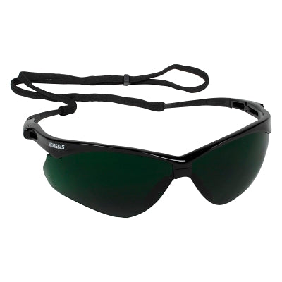 KleenGuard 20640 V30 Nemesis CSA Safety Glasses, IRUV 5.0 Lens, Black Frame