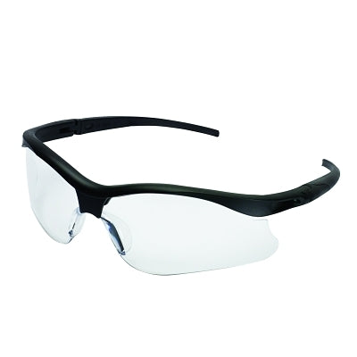 KleenGuard 38474 V30 Nemesis Safety Glasses, Clear Lens, Black Frame, Small