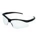 KleenGuard 38474 V30 Nemesis Safety Glasses, Clear Lens, Black Frame, Small