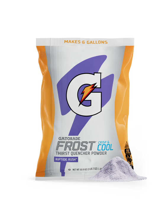 Gatorade Thirst Quencher Powder Purple Frost Riptide Rush, 50.9 oz