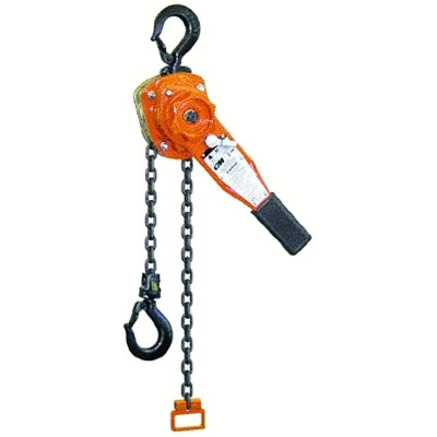 CM Columbus McKinnon 5316A Series 653 Lever Chain Hoist, 1-1/2 Ton Capacity, 10 ft Lift